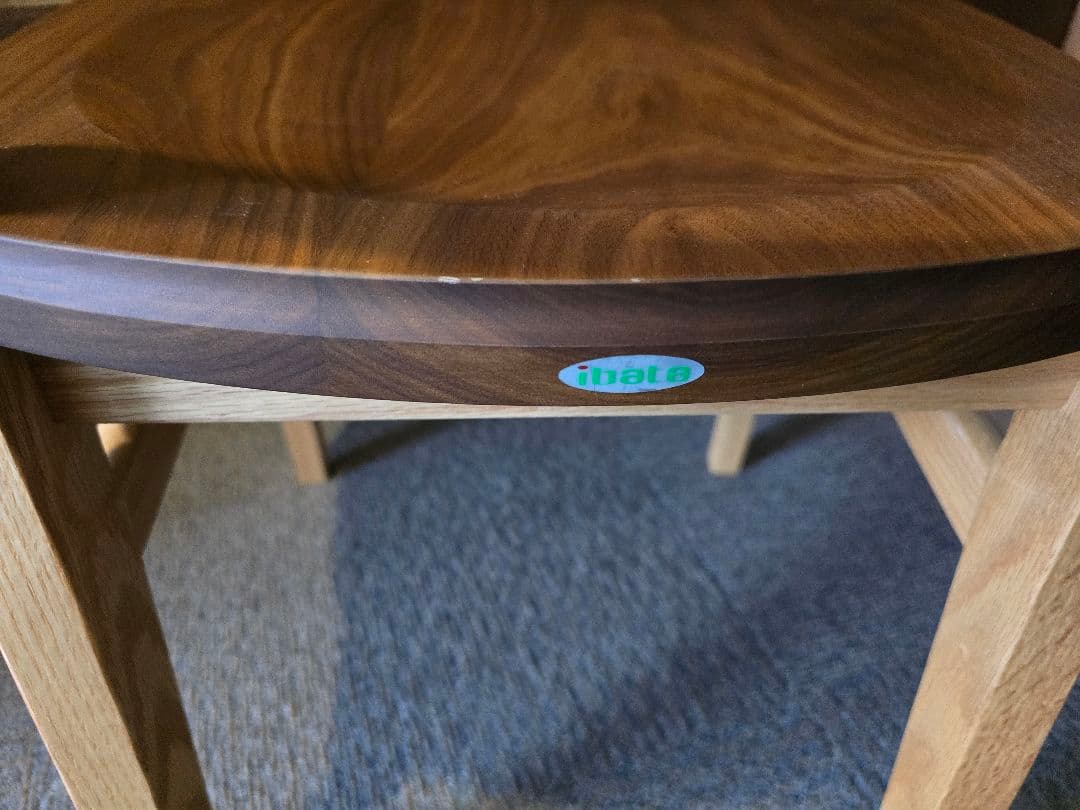 【レオちゃん】イバタインテリア　サインチェア　ダイニングチェア　2脚