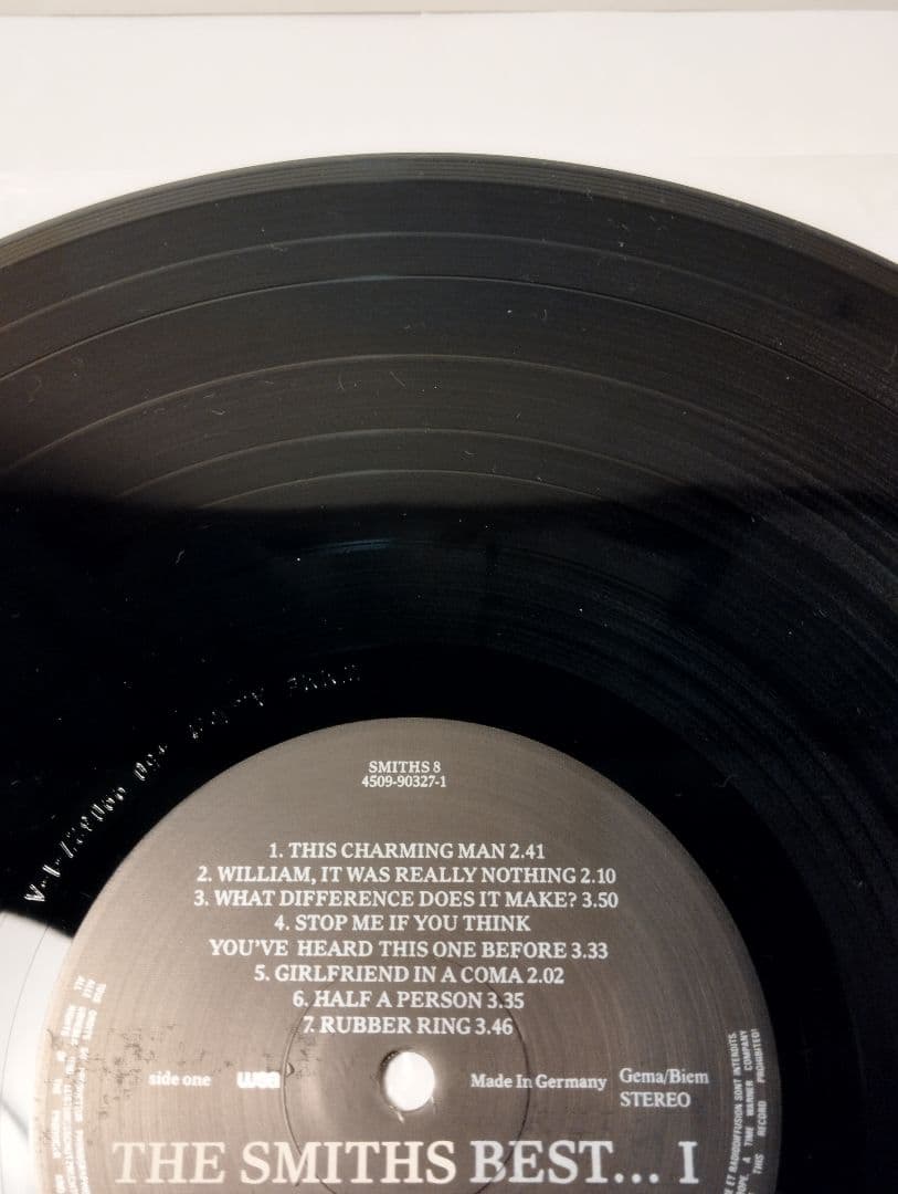 THE SMITHS BEST I UK盤アナログレコード 美品