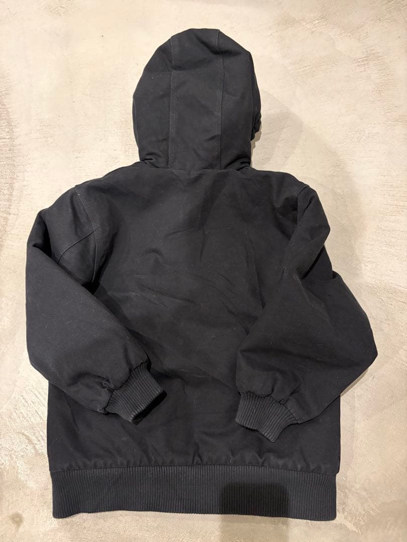 Carhartt カーハート　ブラック　アクティブジャケット　キッズ　古着