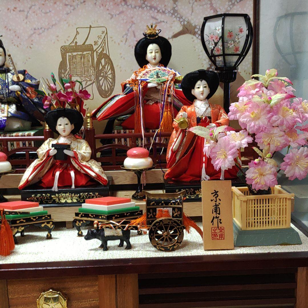 昭和レトロ　雛人形三段飾り