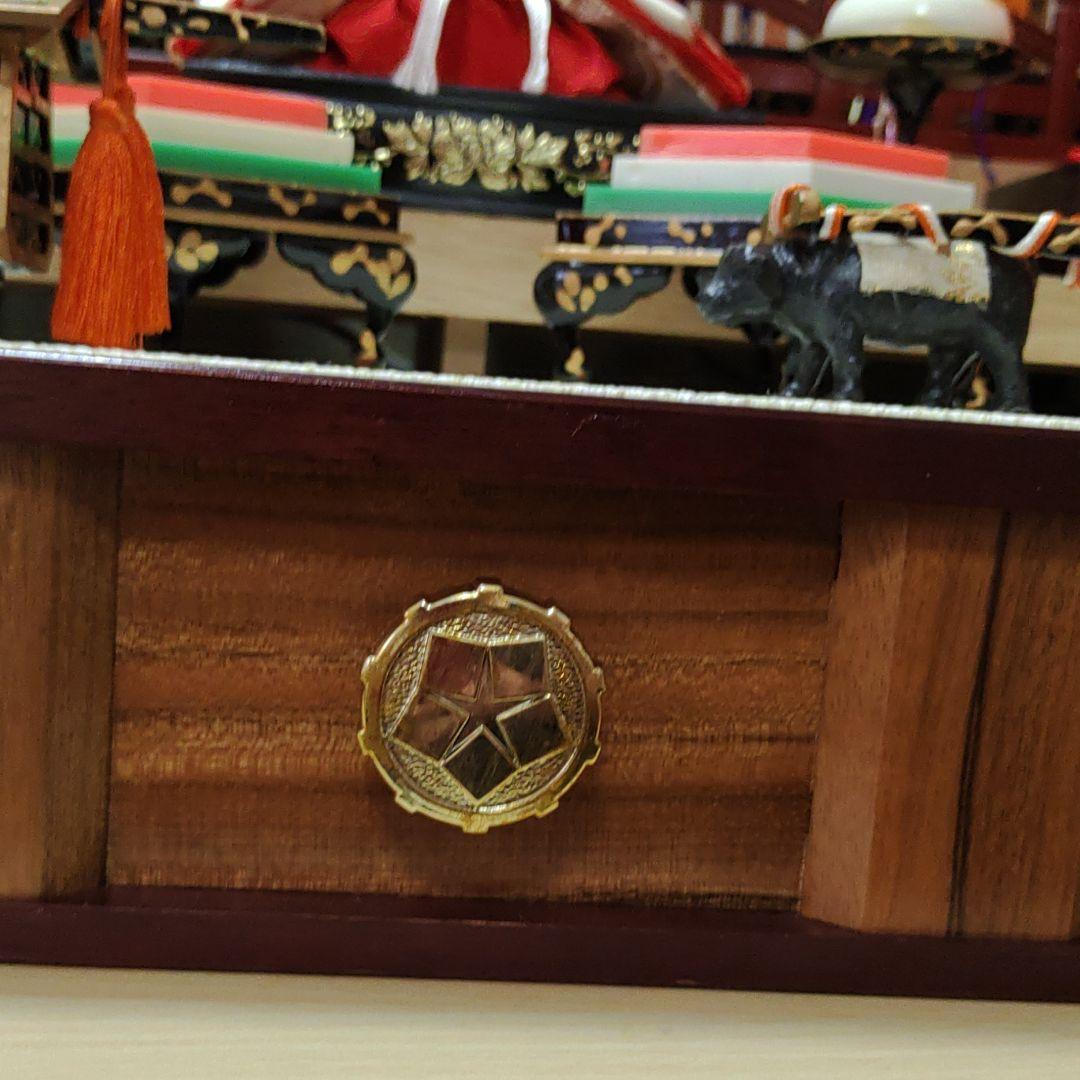 昭和レトロ　雛人形三段飾り