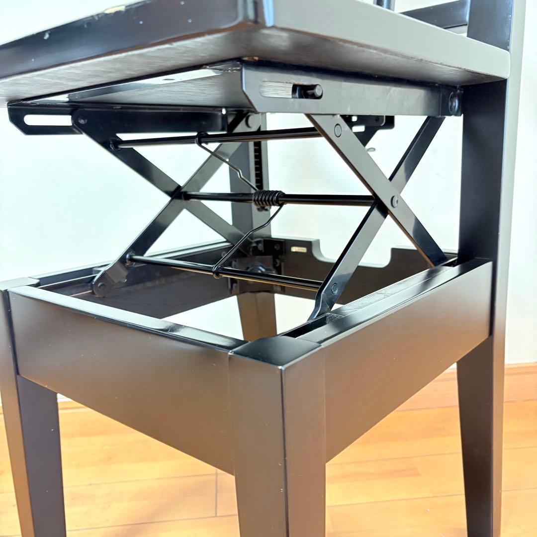【動作良好・匿名配送】YAMAHA製 トムソン椅子 半艶塗装 アップライトピアノ