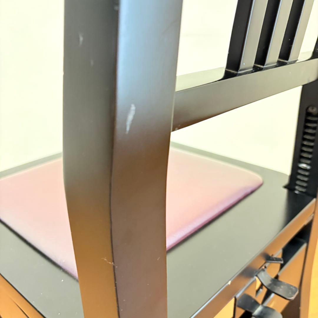 【動作良好・匿名配送】YAMAHA製 トムソン椅子 半艶塗装 アップライトピアノ