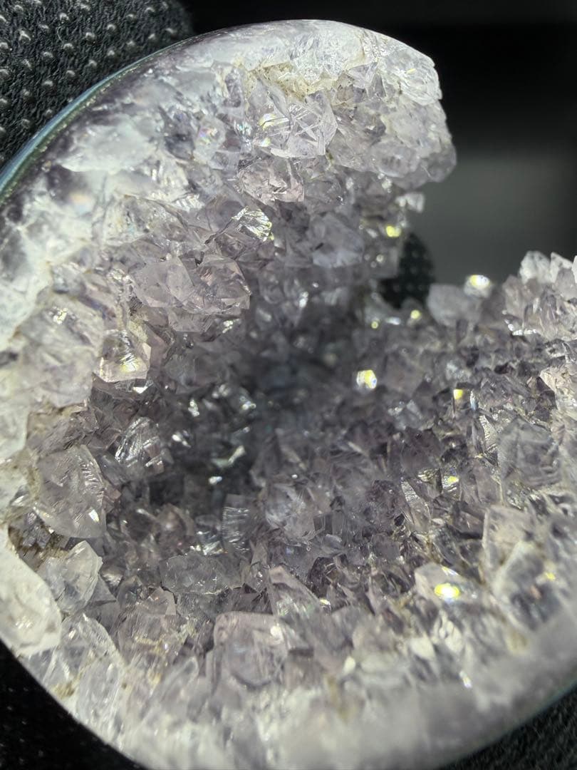 アメジスト 笑口 虹入り 210