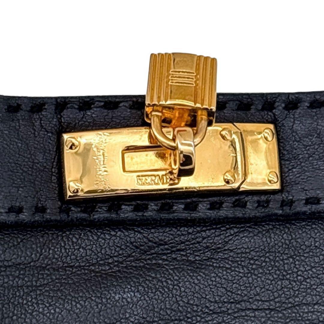 HERMESエルメス レザーグローブ 手袋 カデナデザイン 鍵付き サイズ6