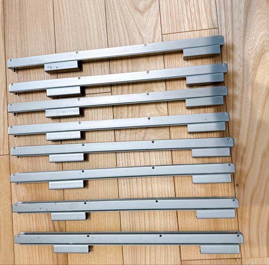 無印良品 ステンレスユニットシェルフ ワイヤーバスケット 4段