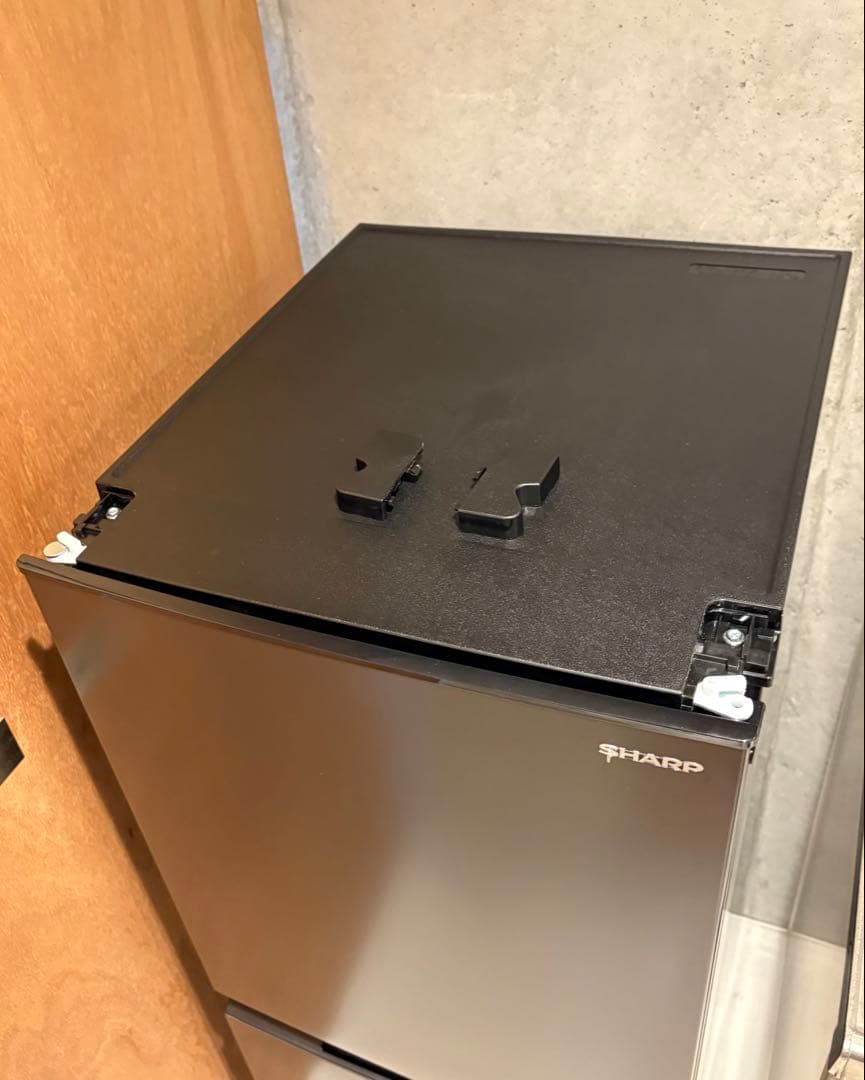 【75%off】 SHARP冷蔵庫マットダークグレーどっちもドア152L・単身