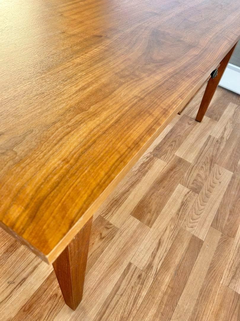 673 ニトリ エリル　ダイニングテーブル クラシック 150 木 リビング　b