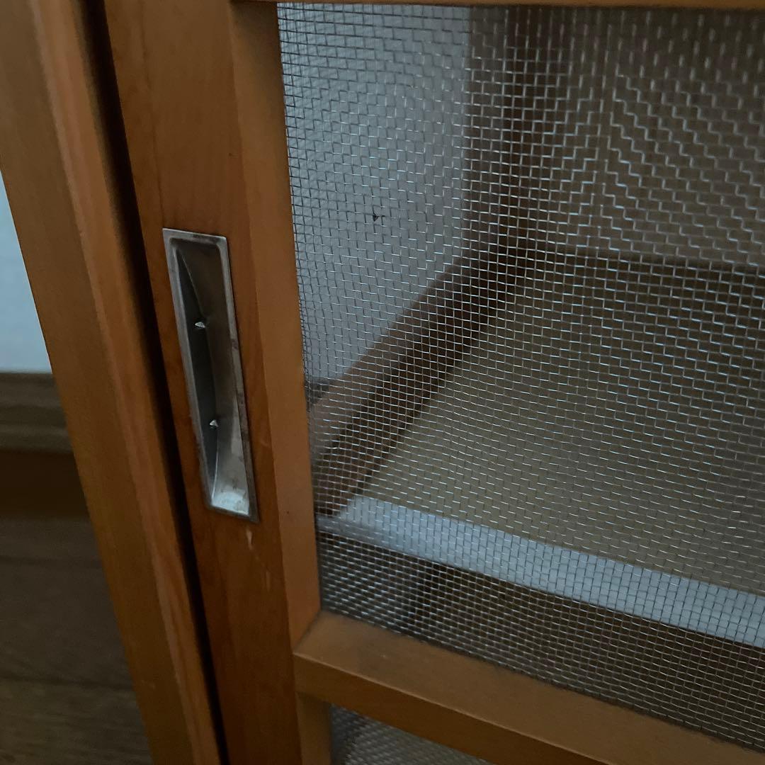 アンティーク●引き戸の水屋箪笥●食器棚　ディスプレイ　昭和レトロ