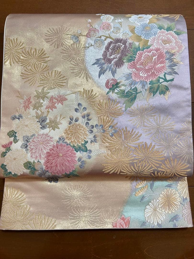 美品　相良刺繍　正絹訪問着　フルセット4点　卒業式　入学式　七五三　お宮参り