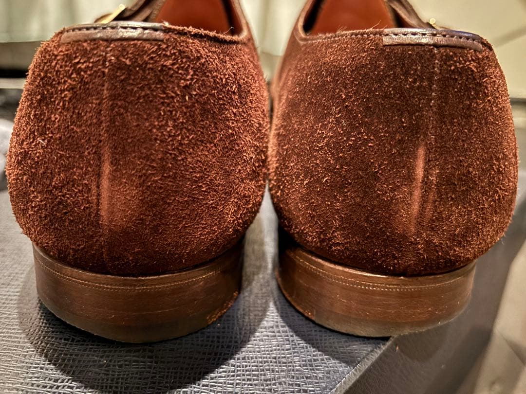 m*i様 エドワードグリーンWESTMINSTERダブルモンクストラップ スエー