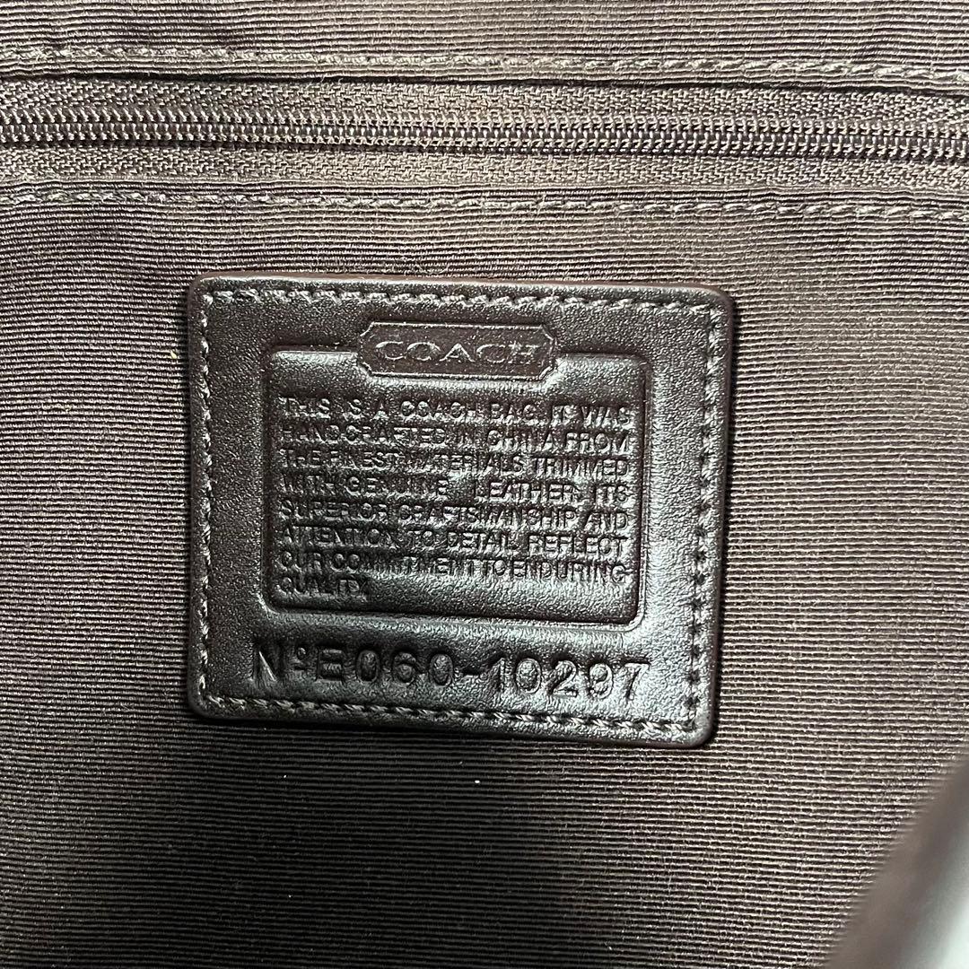 バッグ Vintage Coach Soho Brown Bag Signature