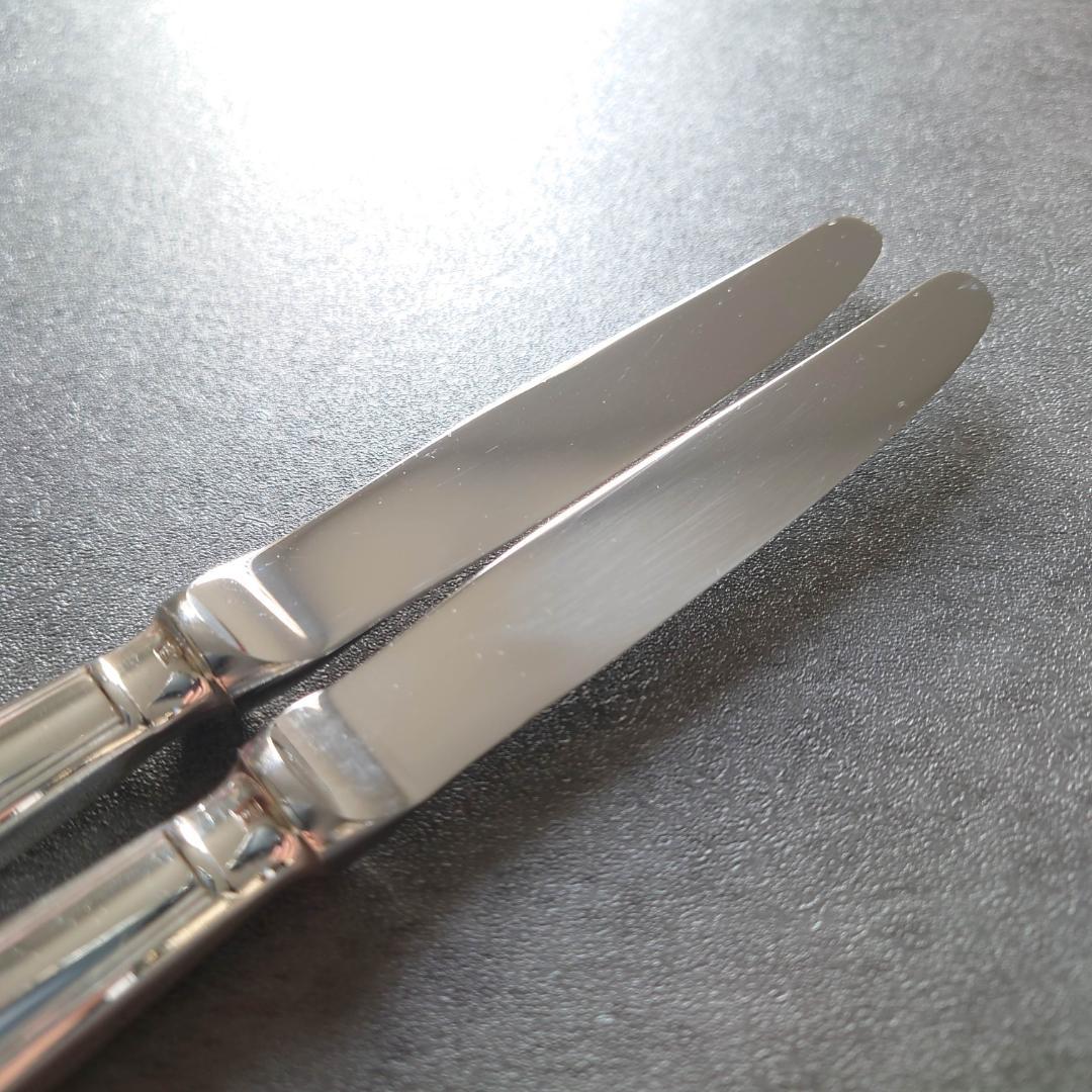 美品 クリストフル アルビ デザートナイフ 2点