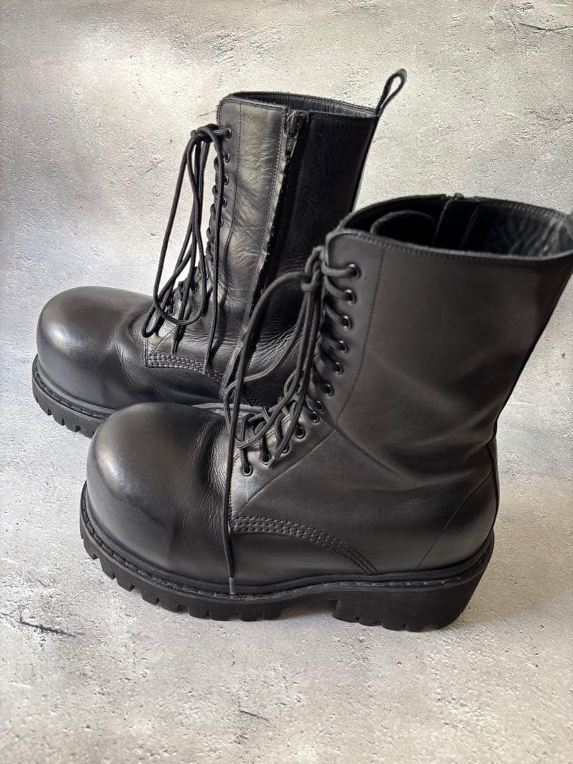 バレンシアガ BALENCIAGA　ストンパーレザーブーツ