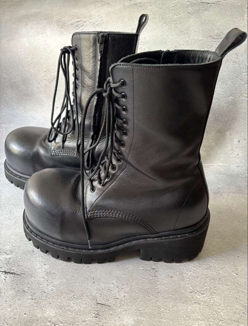 バレンシアガ BALENCIAGA　ストンパーレザーブーツ