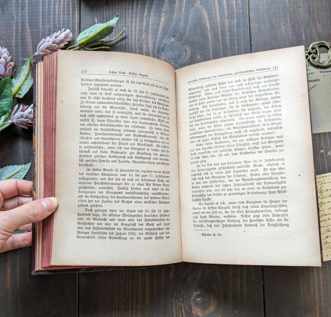 1920年　重厚感あふれる♪アンティーク本４冊セット　ヨーロッパ調インテリア古書