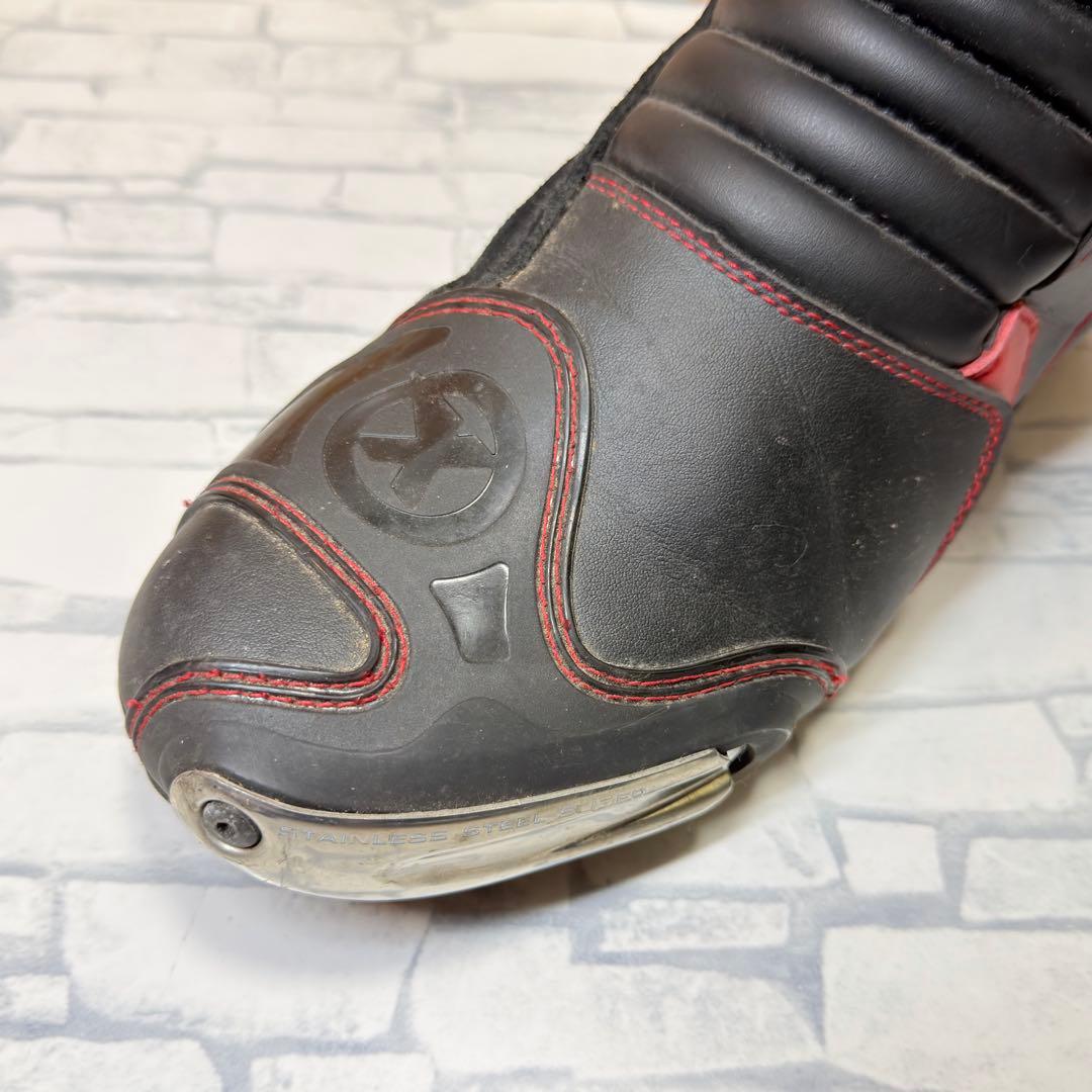 XPD XP3-S レーシングブーツ 靴 45 約28.5-29cm 赤 黒