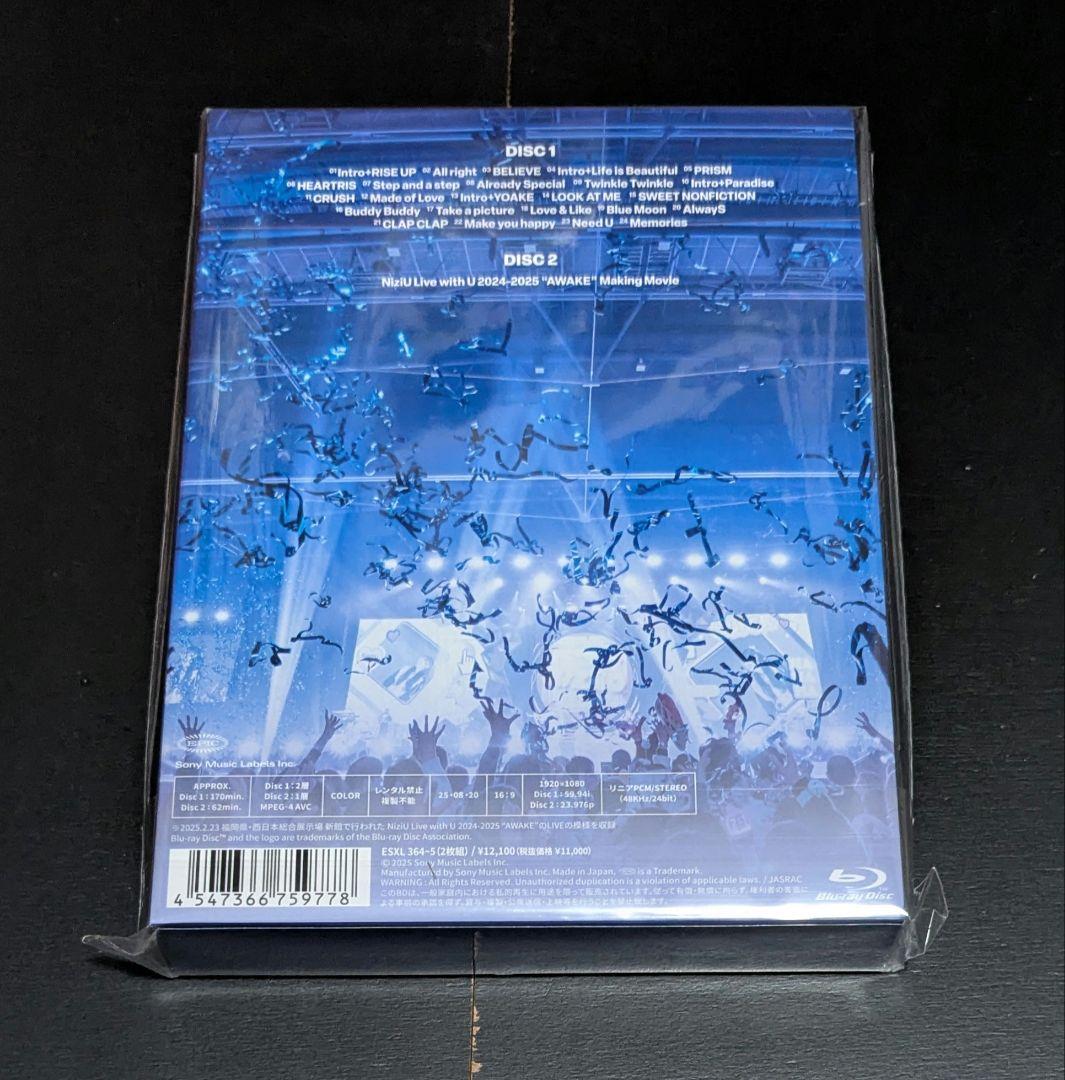 【新品・小傷】NiziU AWAKE Live with U 2024-2025