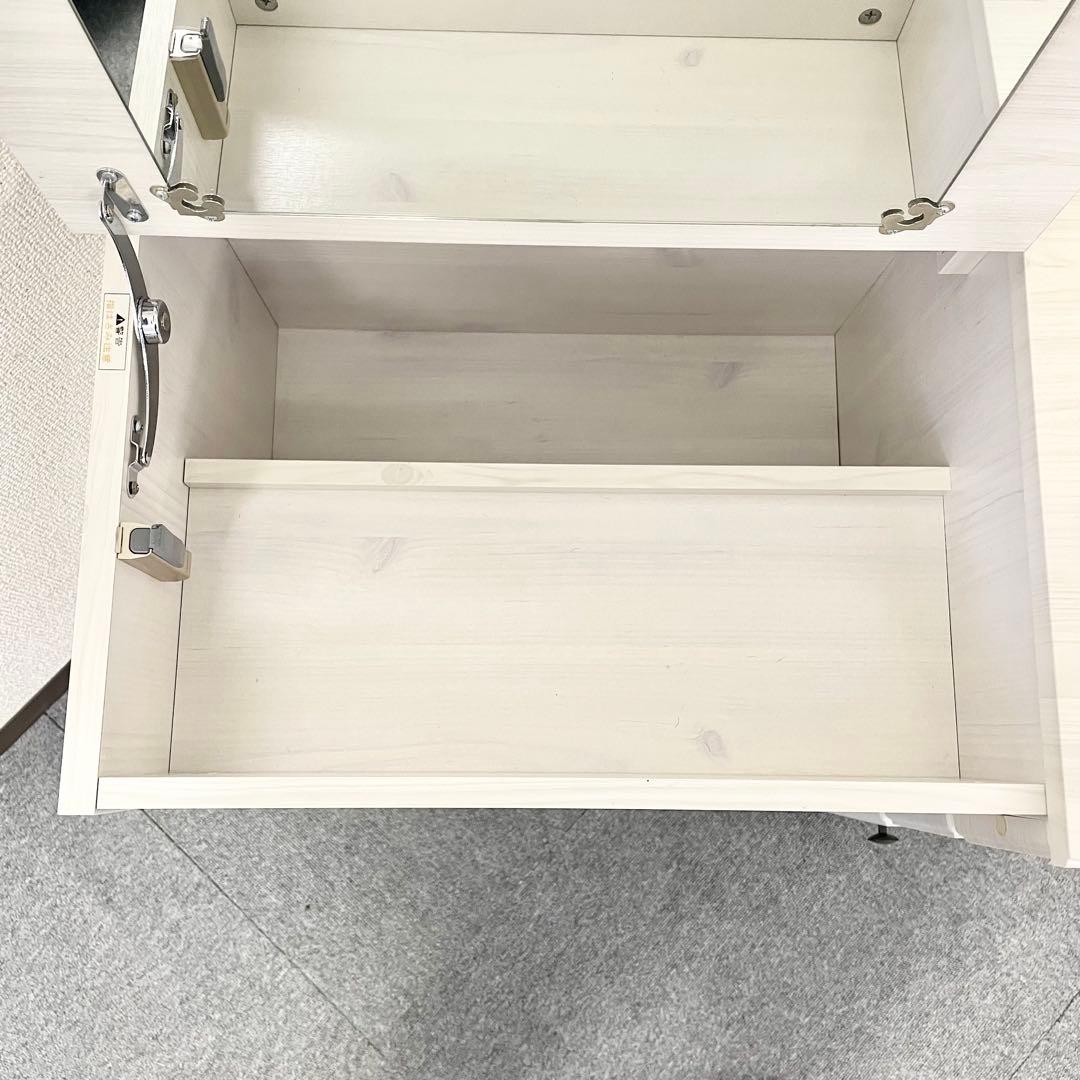 【良品】ニトリ　デスクドレッサーフローリオ7080D ※スツール別売り F