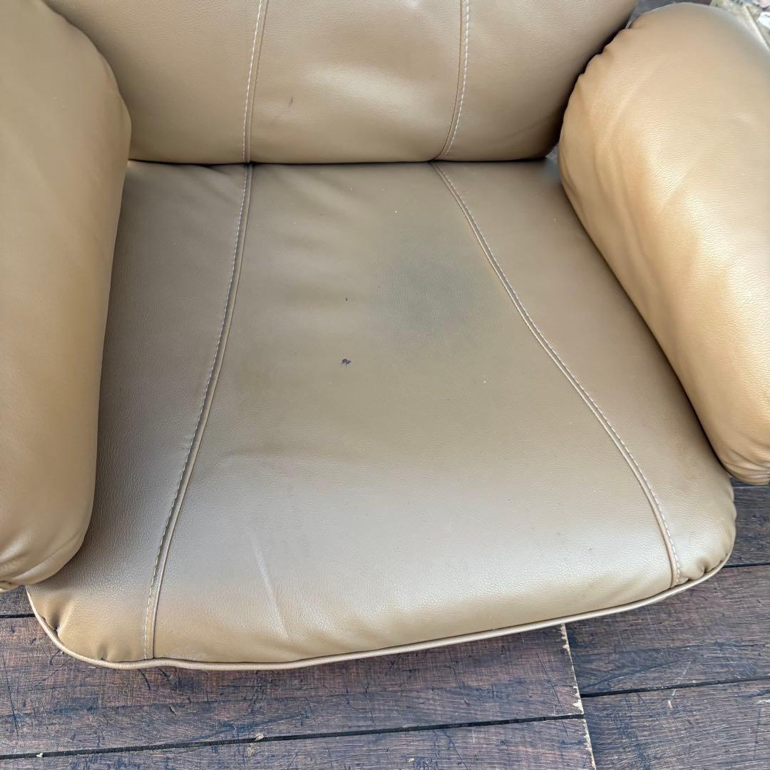 リクライニング座椅子 リラックスチェア アームチェア 大型 ハイバック 回転式