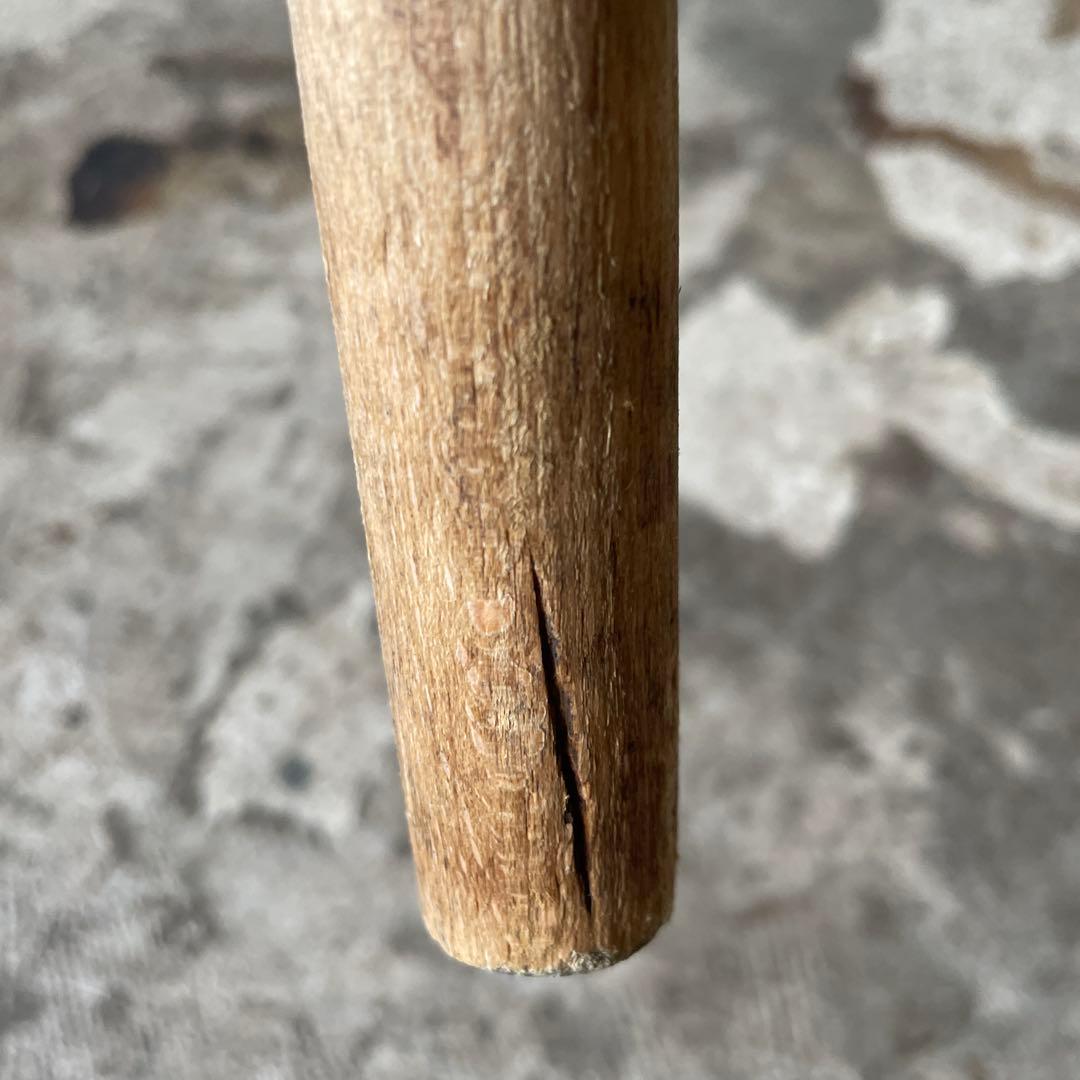 M'sビンテージ　Vバックダイニングチェア　ホイールバックチェア　剥離加工