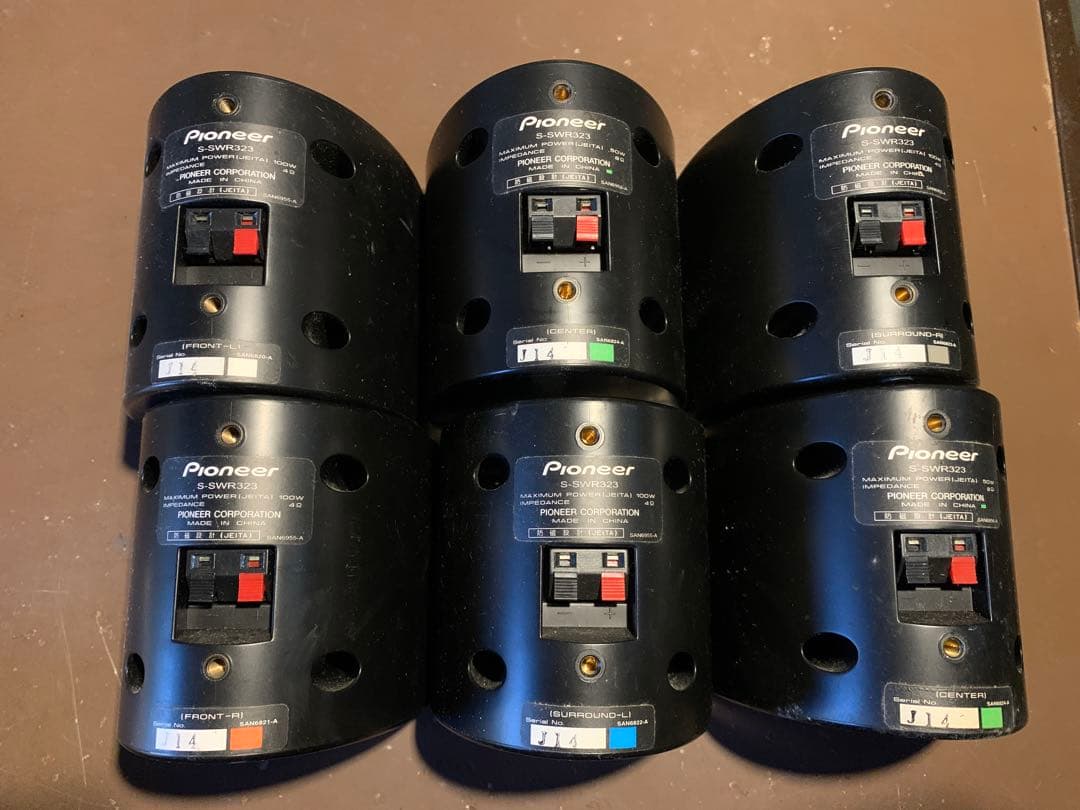 DENON AVアンプ AVR1713とスピーカ３個パイオニアスピーカー６個