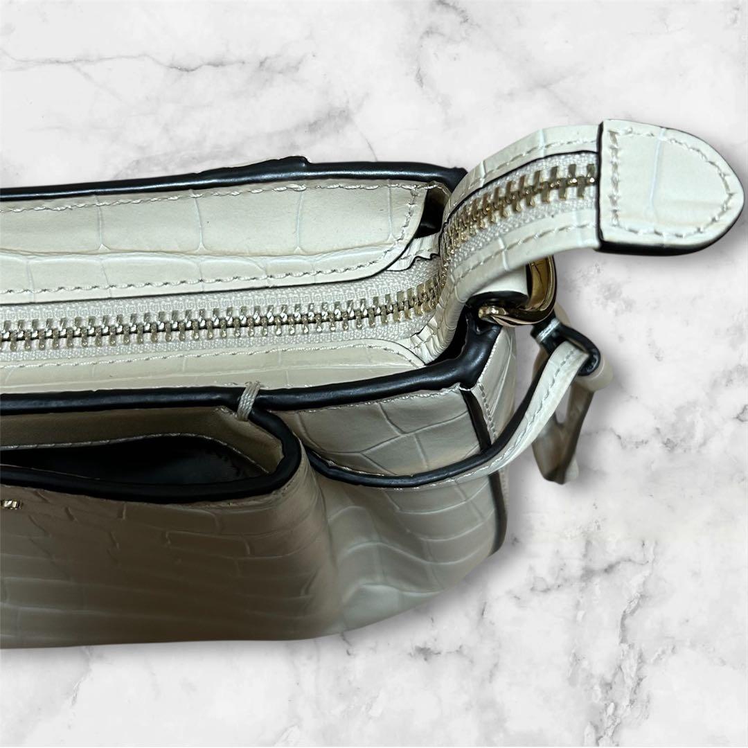 【美品】kate spade ダンプリング　ショルダーバッグ　2WAY　白