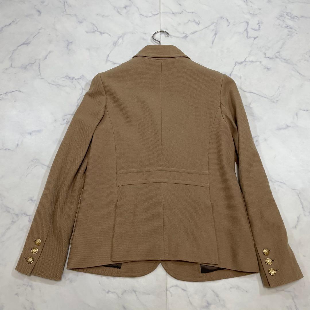 ブルーレーベル クレストブリッジチェックウールジャケット 金ボタン 三陽商会