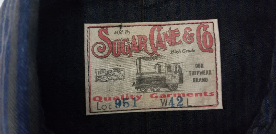 シュガーケーン ワーク コート 42 XL 良品