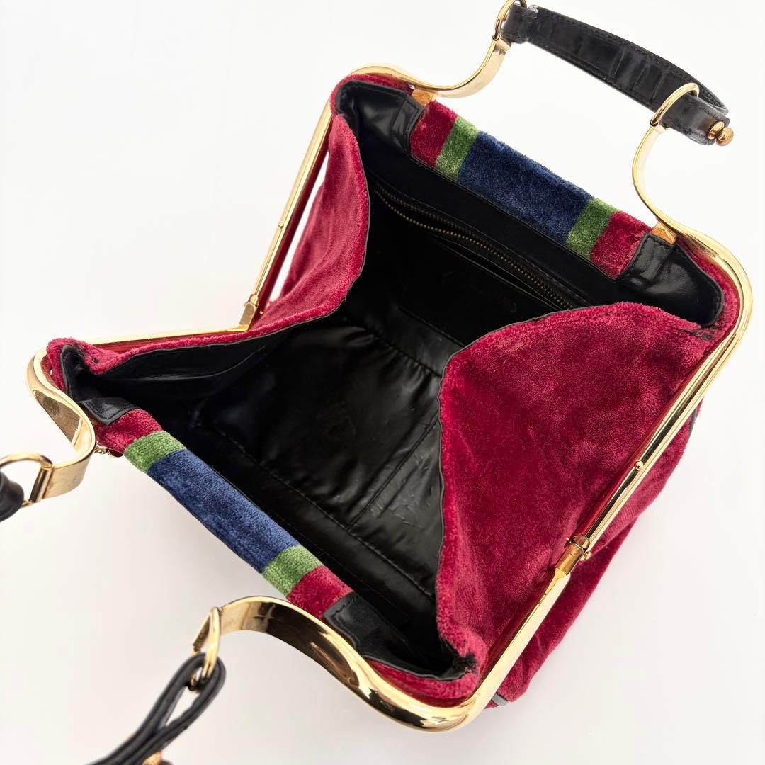 希少　ロベルタディカメリーノ　ハンドバッグ　カラベラ　ヴィンテージ　レトロ