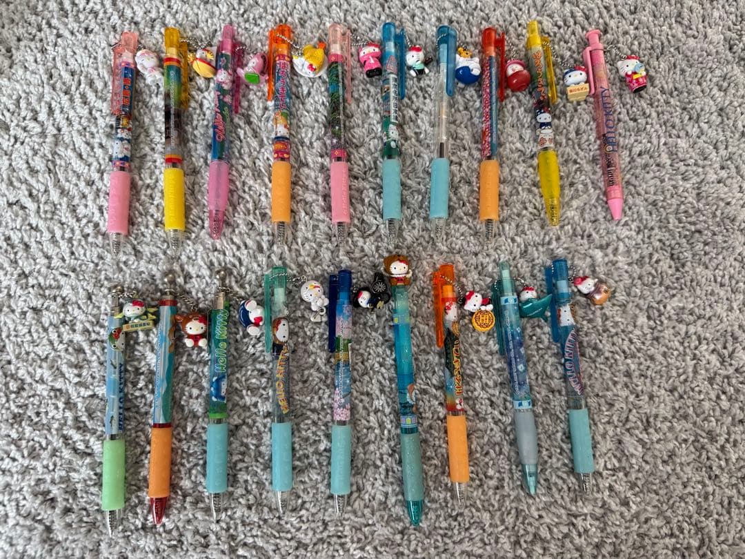ご当地キティ ボールペン シャーペン 206本