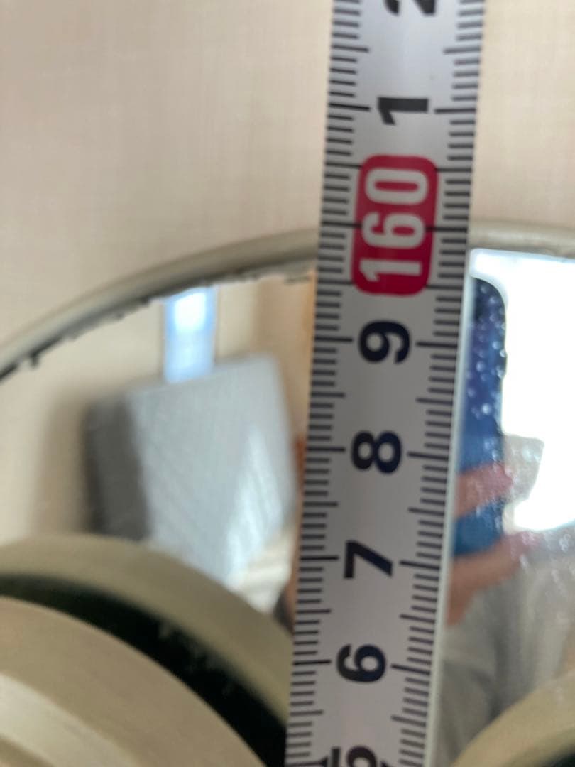 レトロ　ホワイト三面鏡ドレッサー