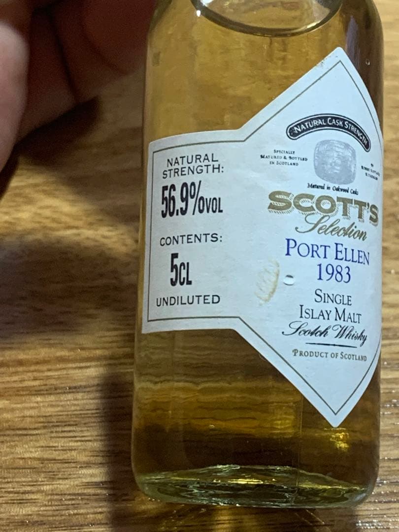 ポートエレン　14年　SCOTT´S ミニボトル　ミニチュアボトル