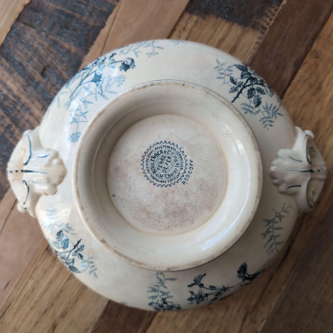 フランスアンティーク brocanteショワジールロワ窯 スーピエール