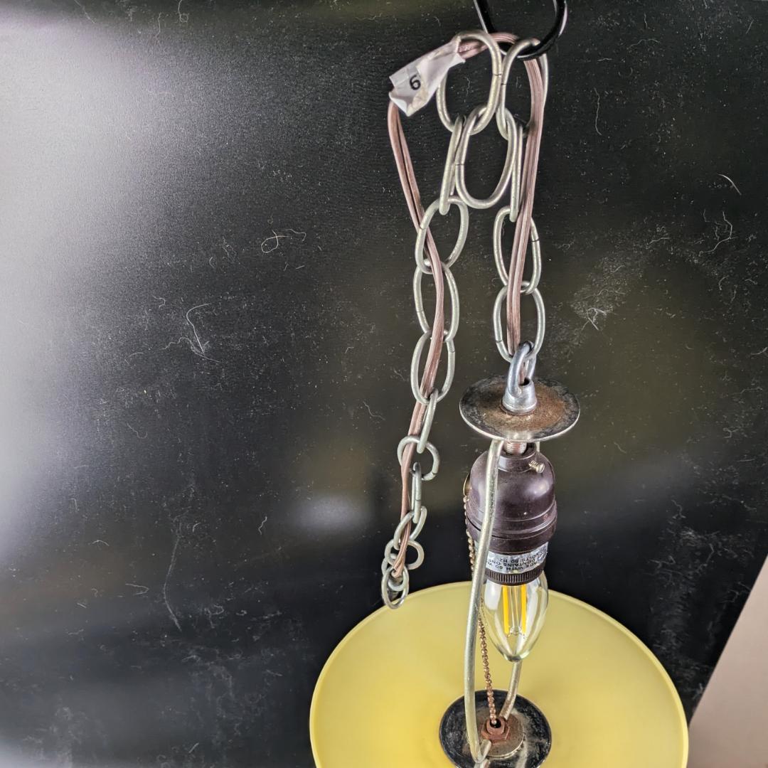 パブストブルーリボン 吊り下げライト ビンテージ照明 点灯確認済 エジソン球付