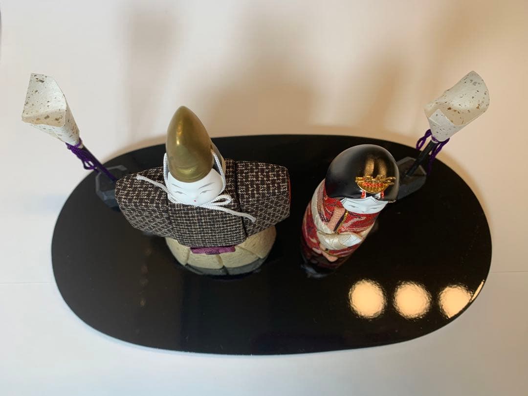 手のひらサイズの立ち雛★木目込み人形★ひなまつり　ひな人形