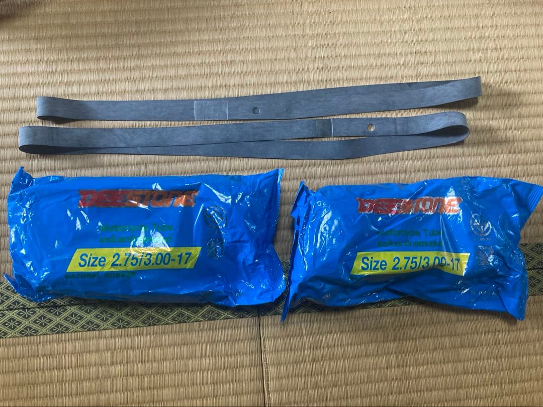 CT125 太足 ゴールドカラー前後アルミリムホイールセット