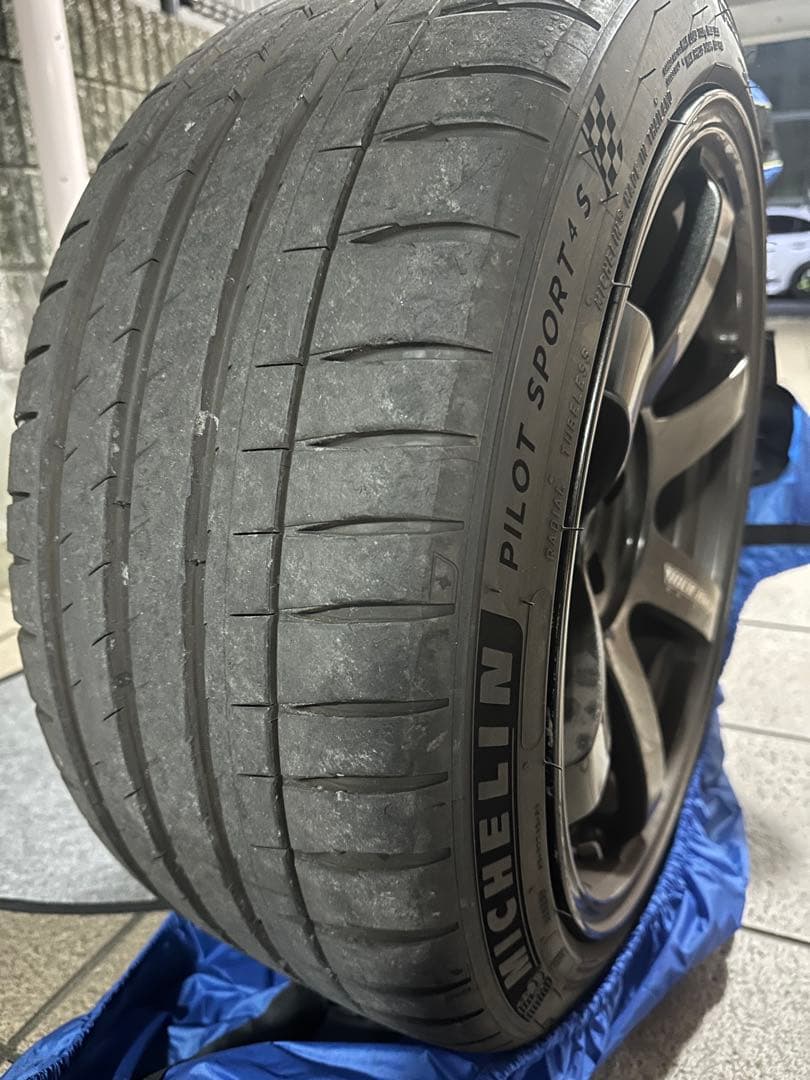 RAYS TE37 SAGA S-plus タイヤ付18インチ9.5Jプラス35