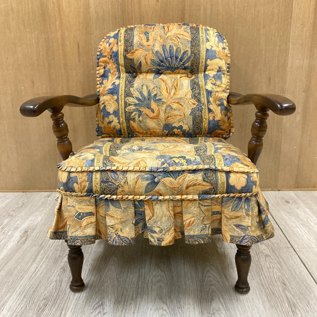 【飛騨産業】キツツキ　穂高　アームチェア　一人掛けソファ　シングル B