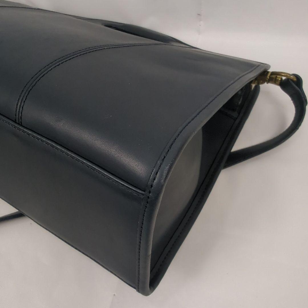 【希少】OLD COACH オール レザー ショルダー ビジネス ハンドバッグ