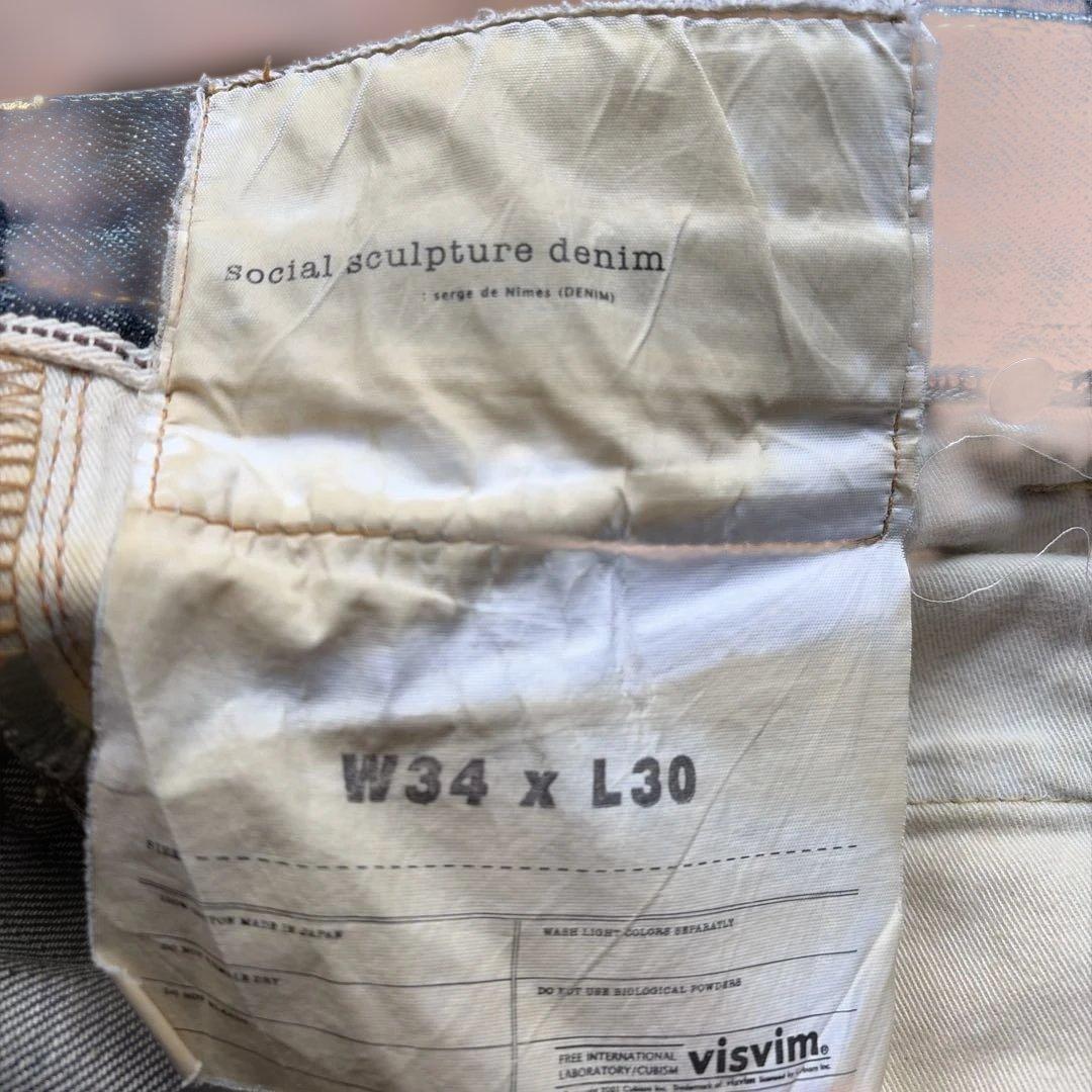 visvim ダメージ加工　デニム 　W34＊L30