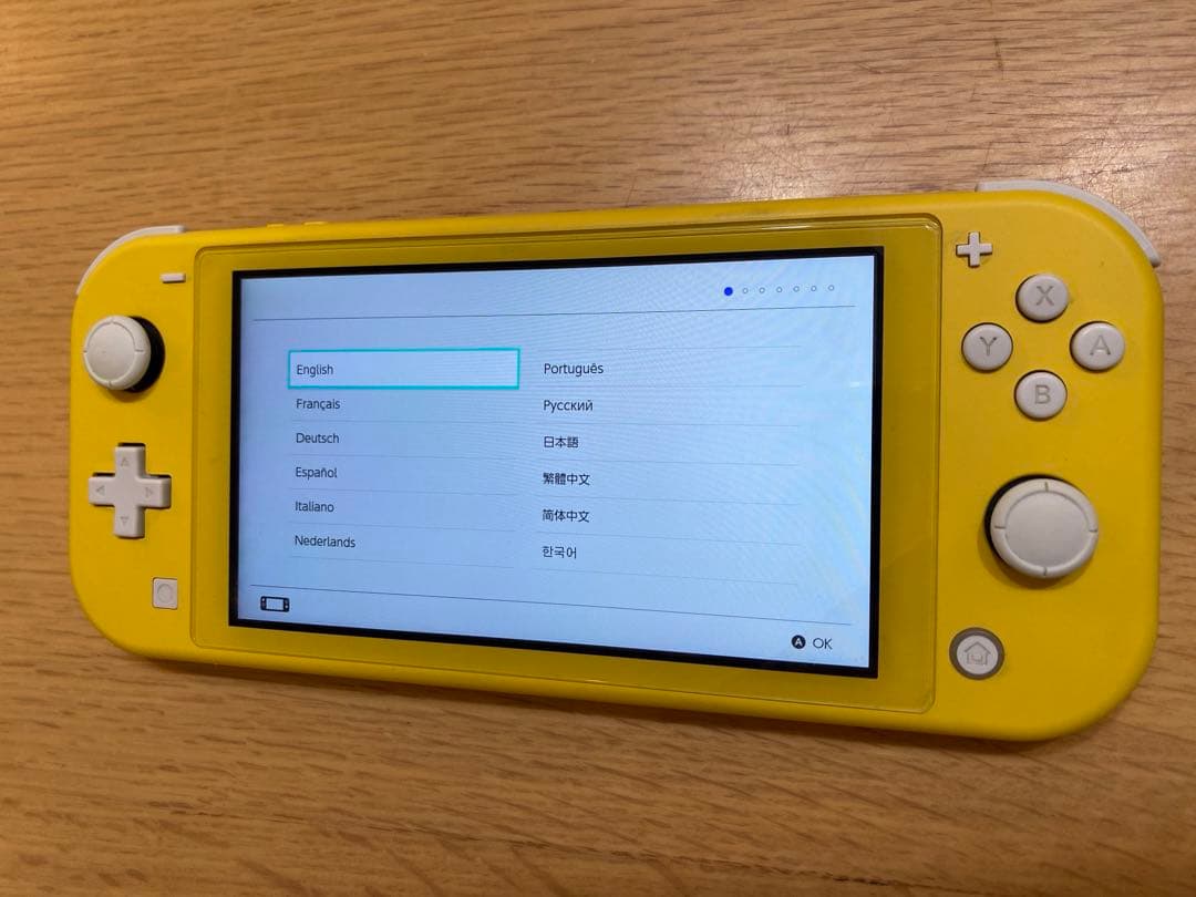 【ジャンク品】Nintendo Switch Lite イエロー 本体