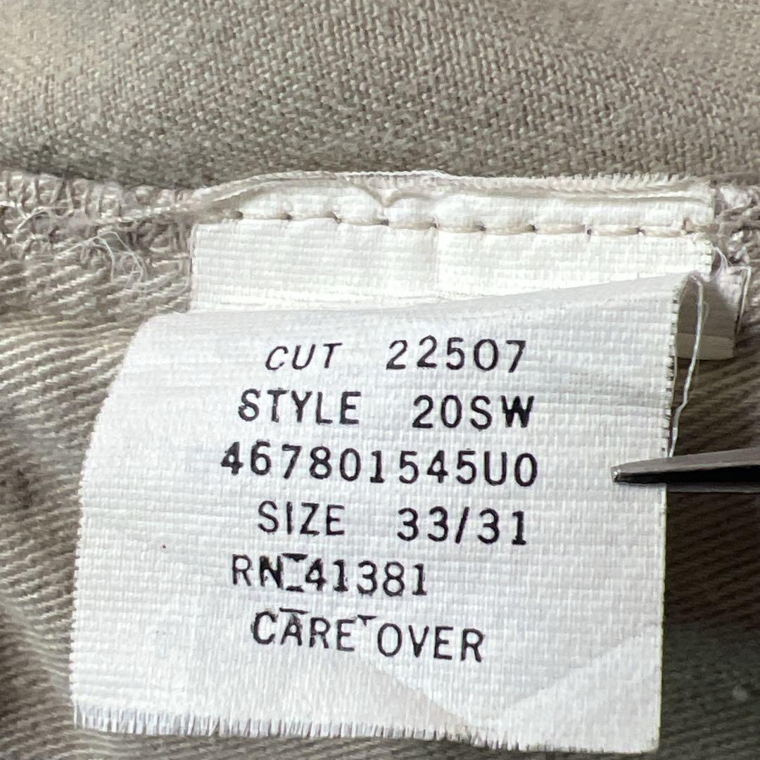 90s00sヴィンテージUSA製ポロバイラルフローレンポロチノベージュW33古着