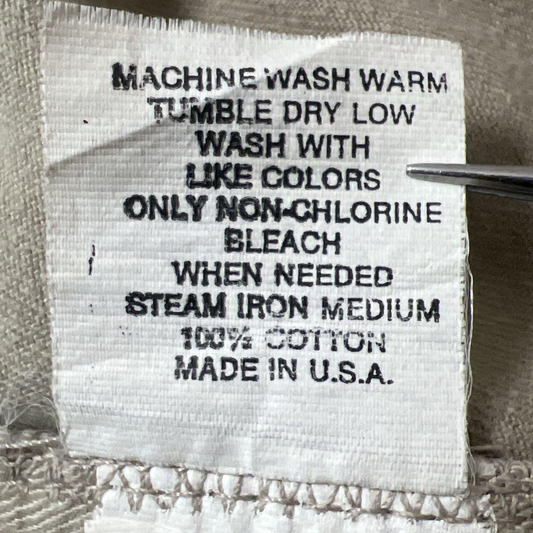 90s00sヴィンテージUSA製ポロバイラルフローレンポロチノベージュW33古着