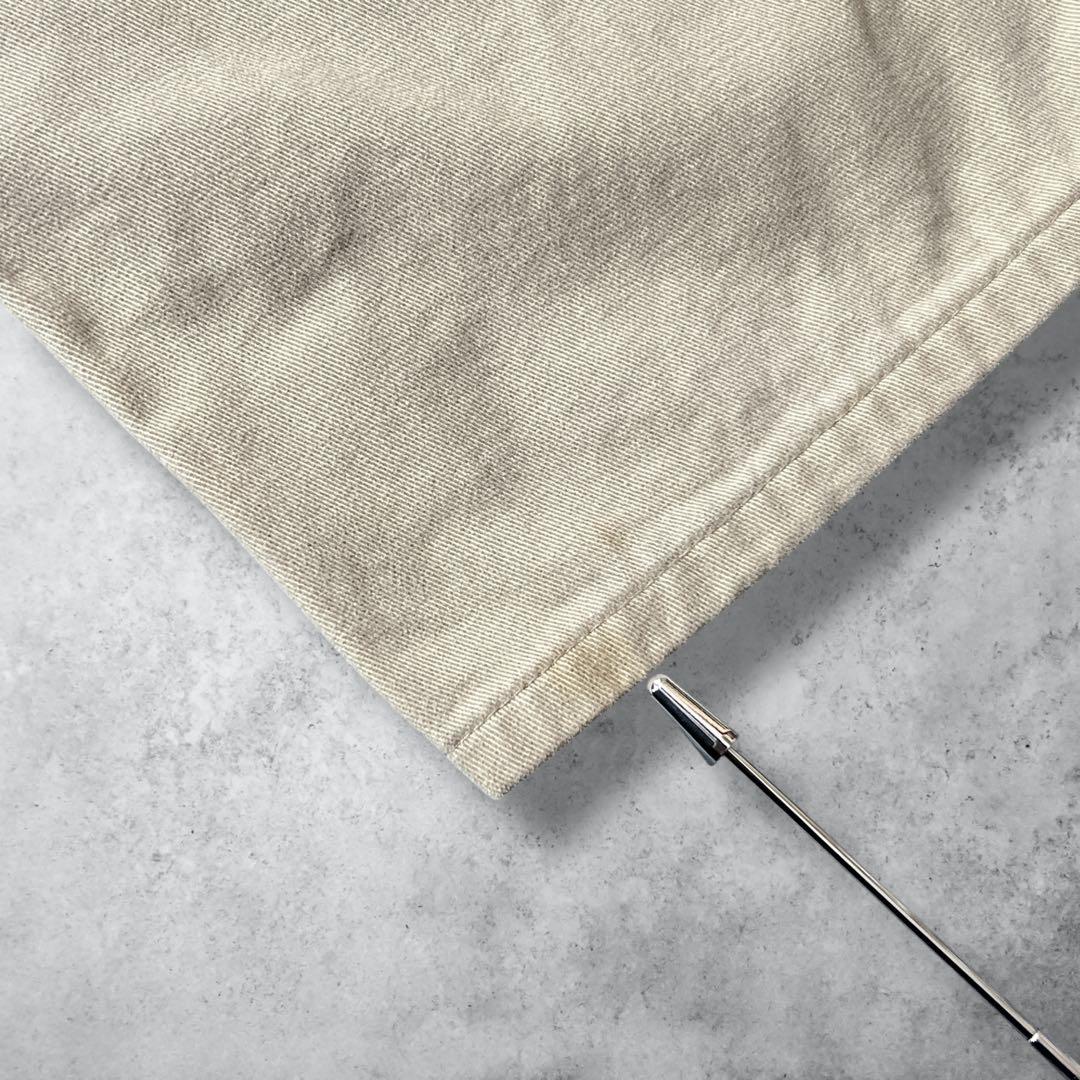 90s00sヴィンテージUSA製ポロバイラルフローレンポロチノベージュW33古着