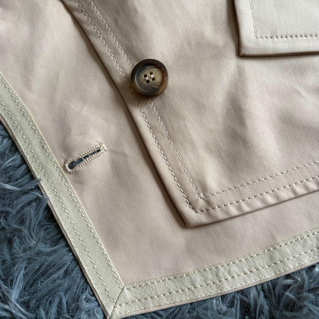 美品✨ MaxMara DRAVA トレンチケープ サンド UNICA 革ベルト