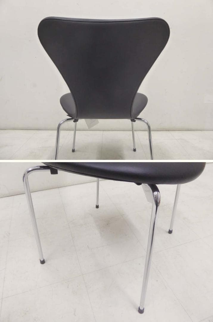 新品 正規品■フリッツハンセン■2025年 レザー セブンチェア ブラック-1