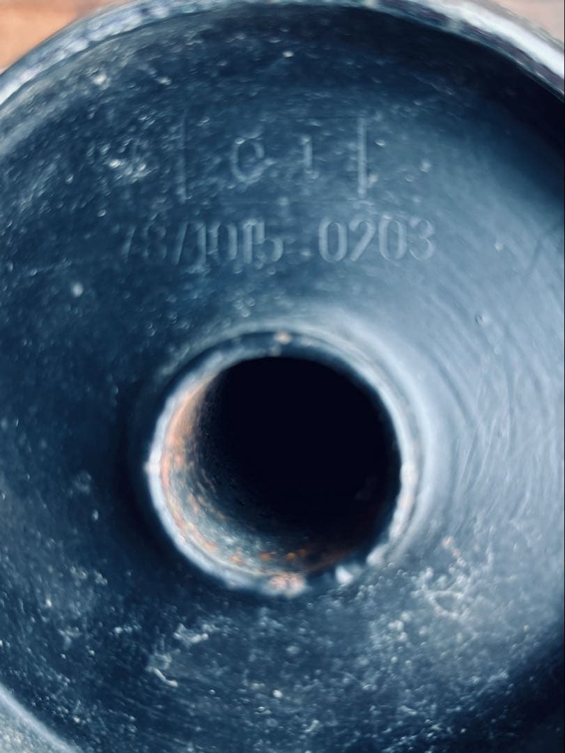 SR400 マフラー　3GW-14711 凹みあり