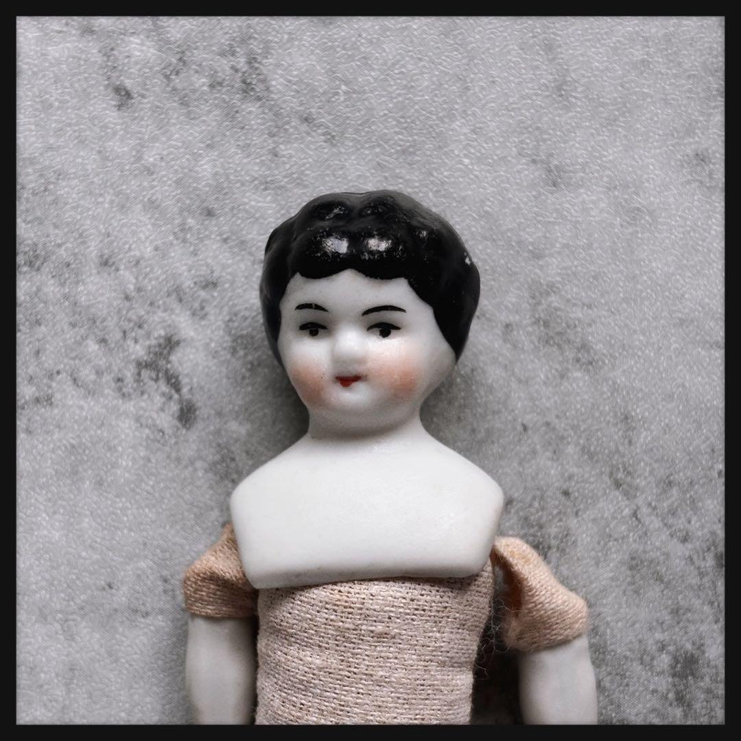 アンティーク 小さなチャイナヘッドドール　Ａ ビスクドール