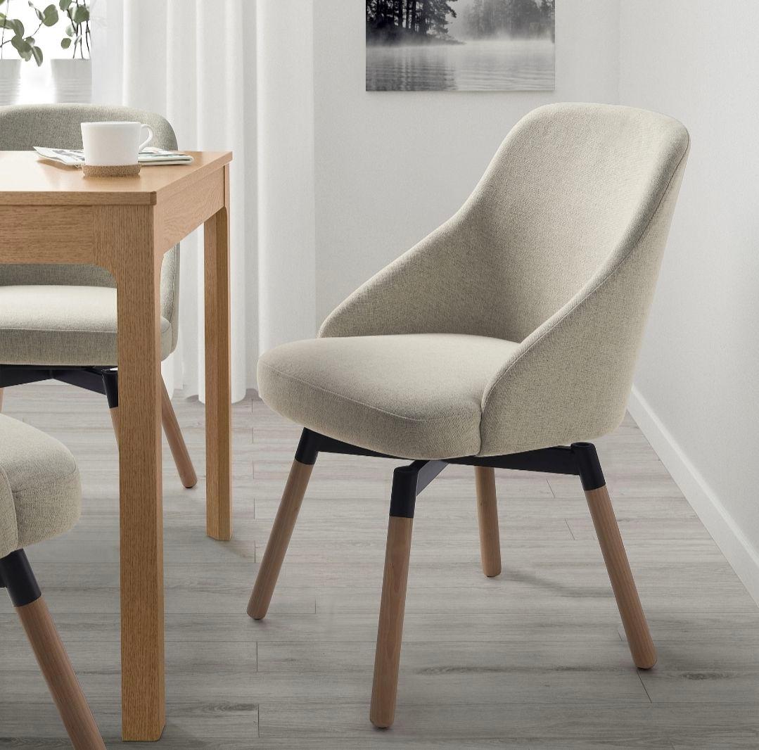 【新品未使用】IKEA JANOLOF ヤンオロフ回転チェア ベージュ即日発送